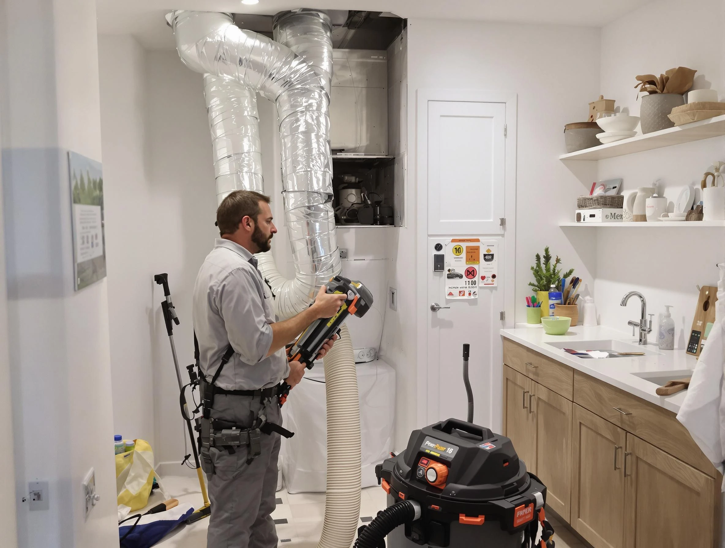 Clogged Dryer Vent Cleaning in Gunbarrel