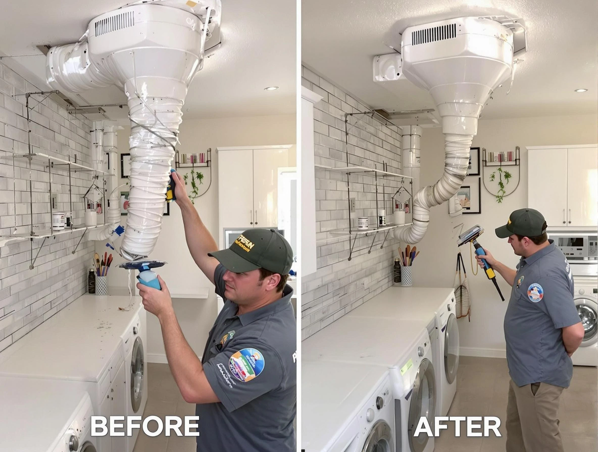 Professional dryer exhaust vent cleaning by Gunbarrel Dryer Vent Cleaning in Gunbarrel