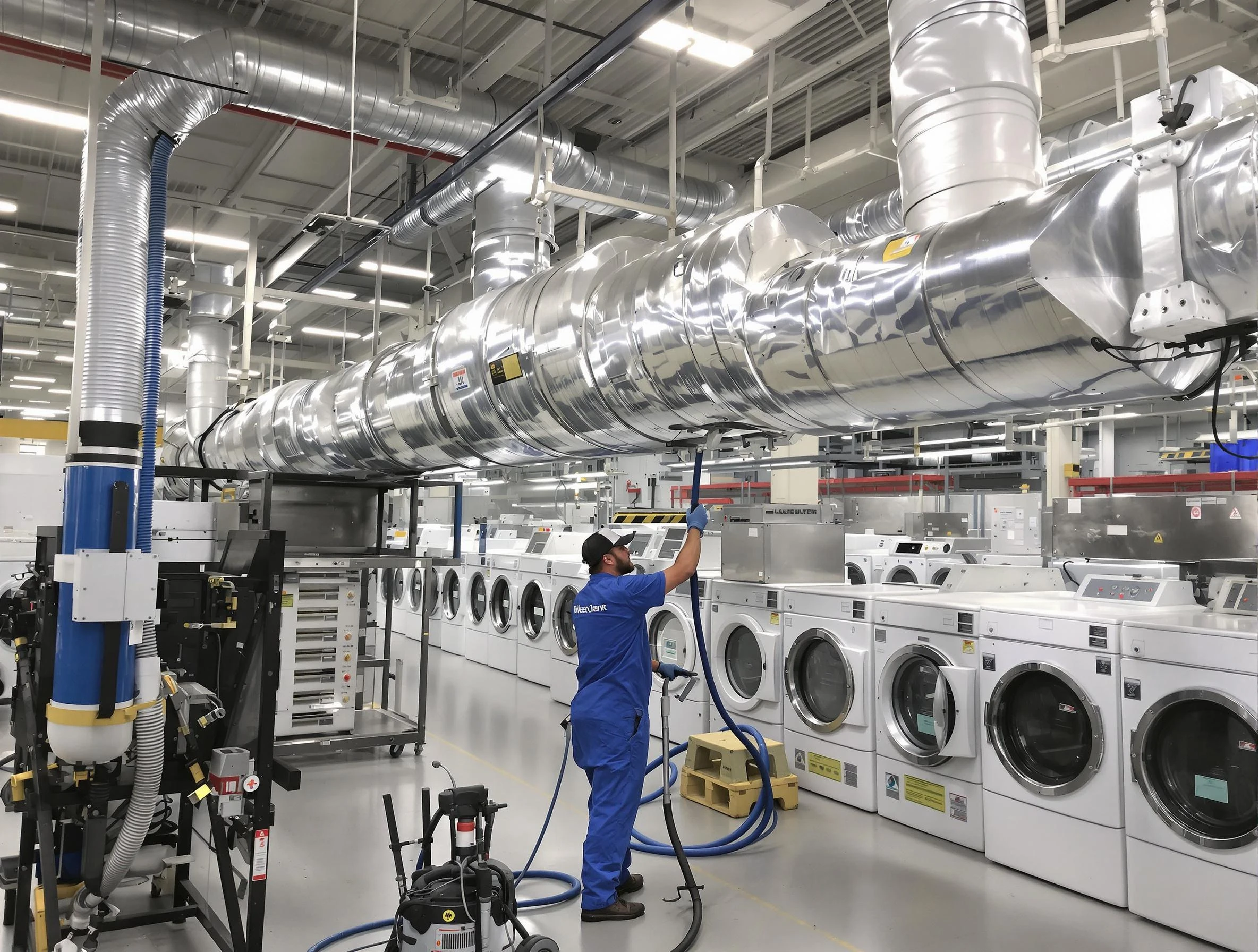 Gunbarrel Dryer Vent Cleaning team performing heavy-duty industrial dryer vent cleaning in Gunbarrel